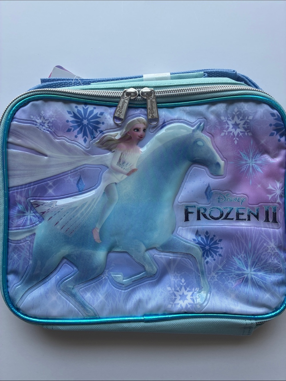 Disney Frozen II Elsa on Nokk Lunch Bag - Lavender & Aqua